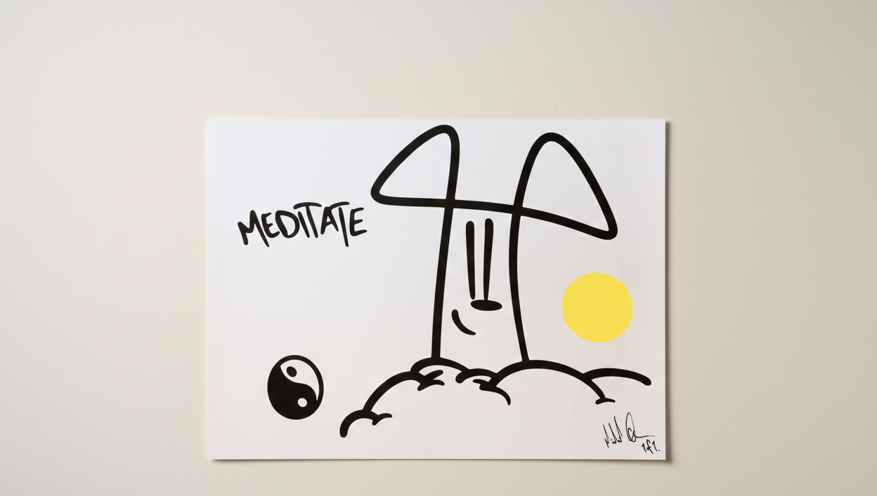 Here & Now Prints - Meditate