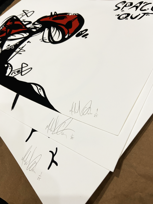 'Space Out' Signed Prints