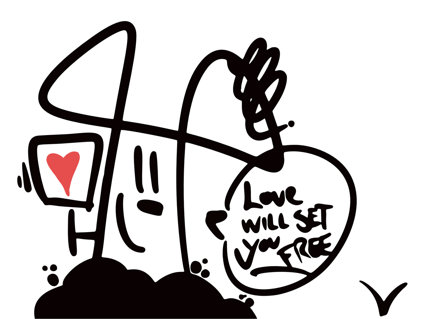 Here & Now Prints - Love Will Set You Free