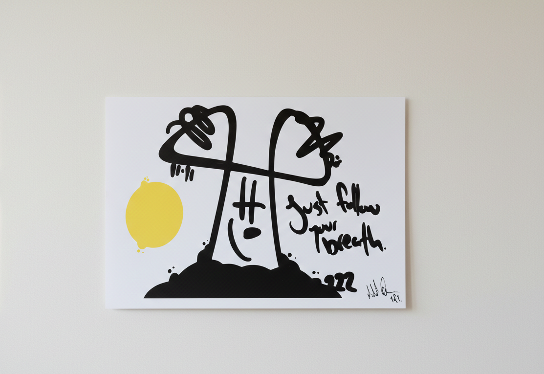 Here & Now Prints - Just Follow Your Breath