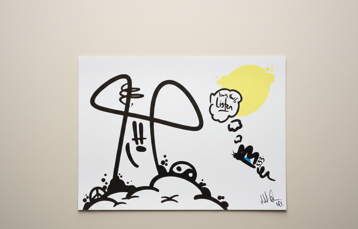 Here & Now Prints - Learn How To Listen