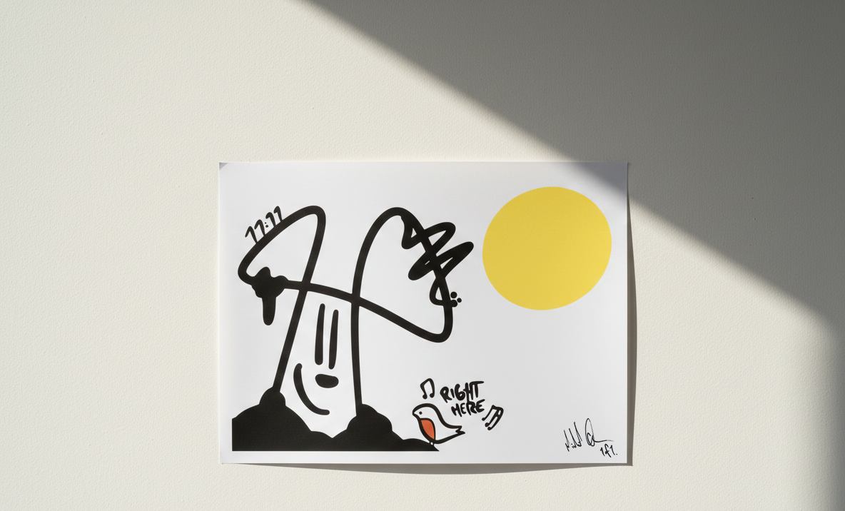 Here & Now Prints - Right Here