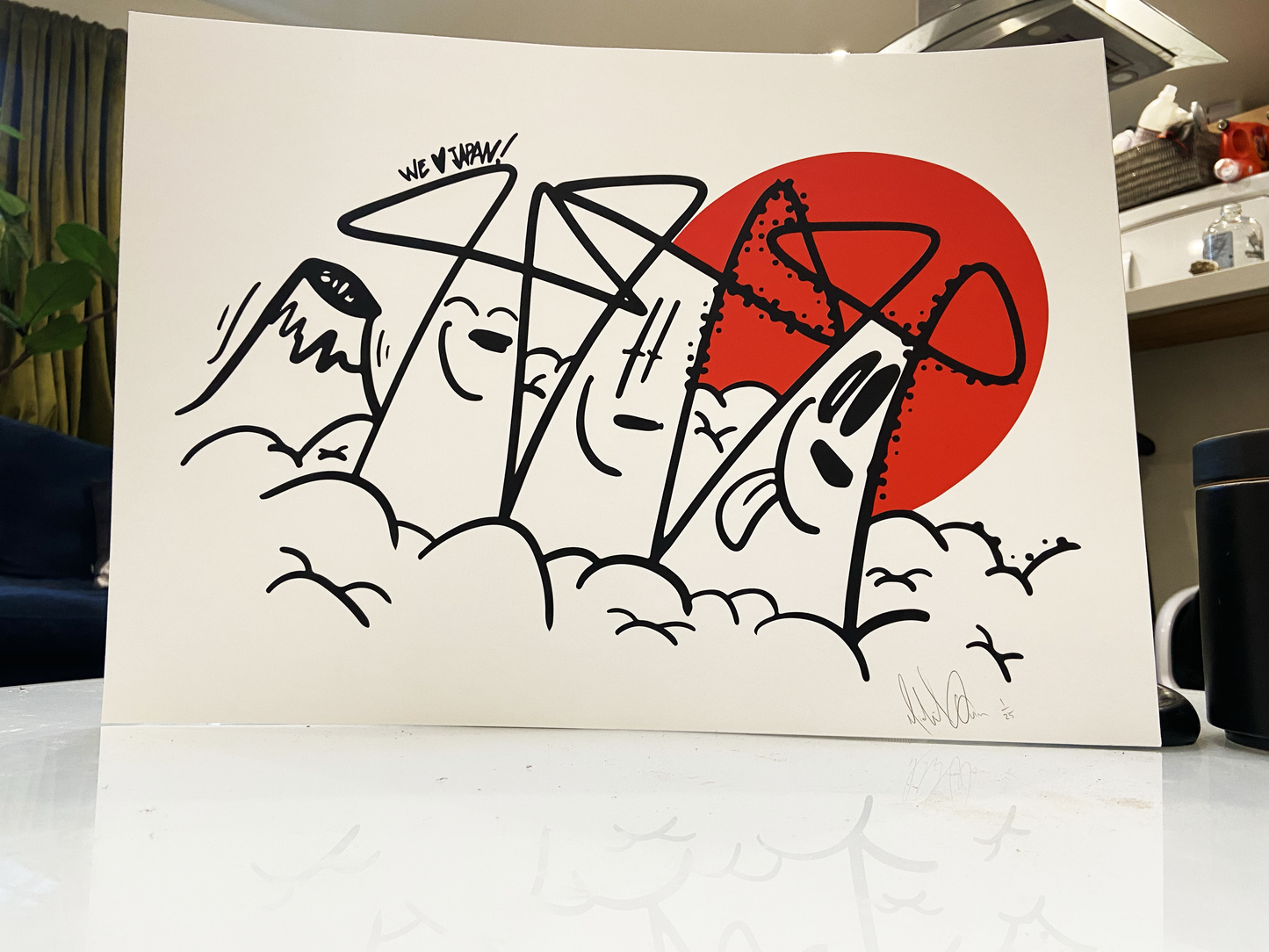 'We Love Japan' Signed Prints