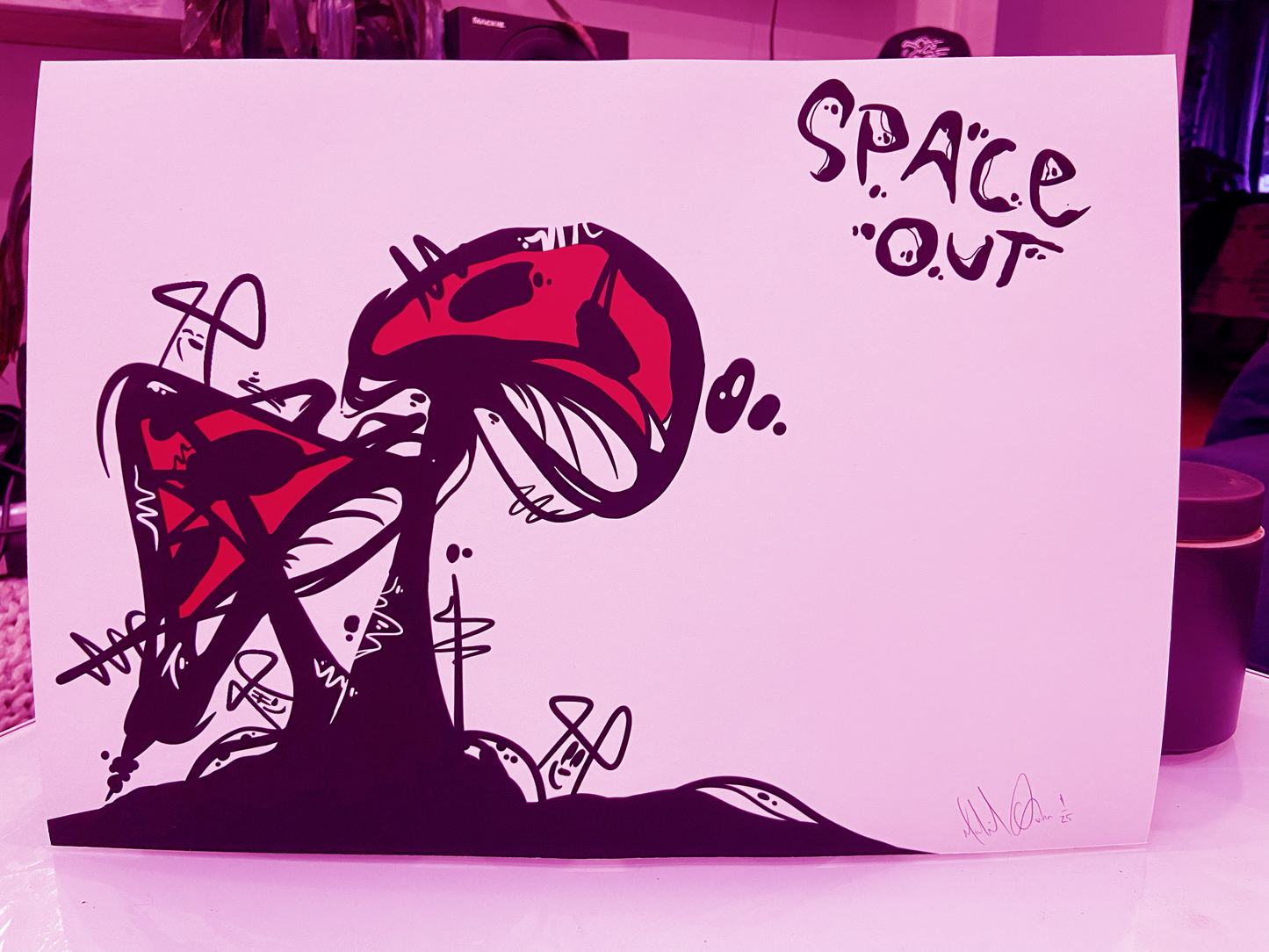 'Space Out' Signed Prints
