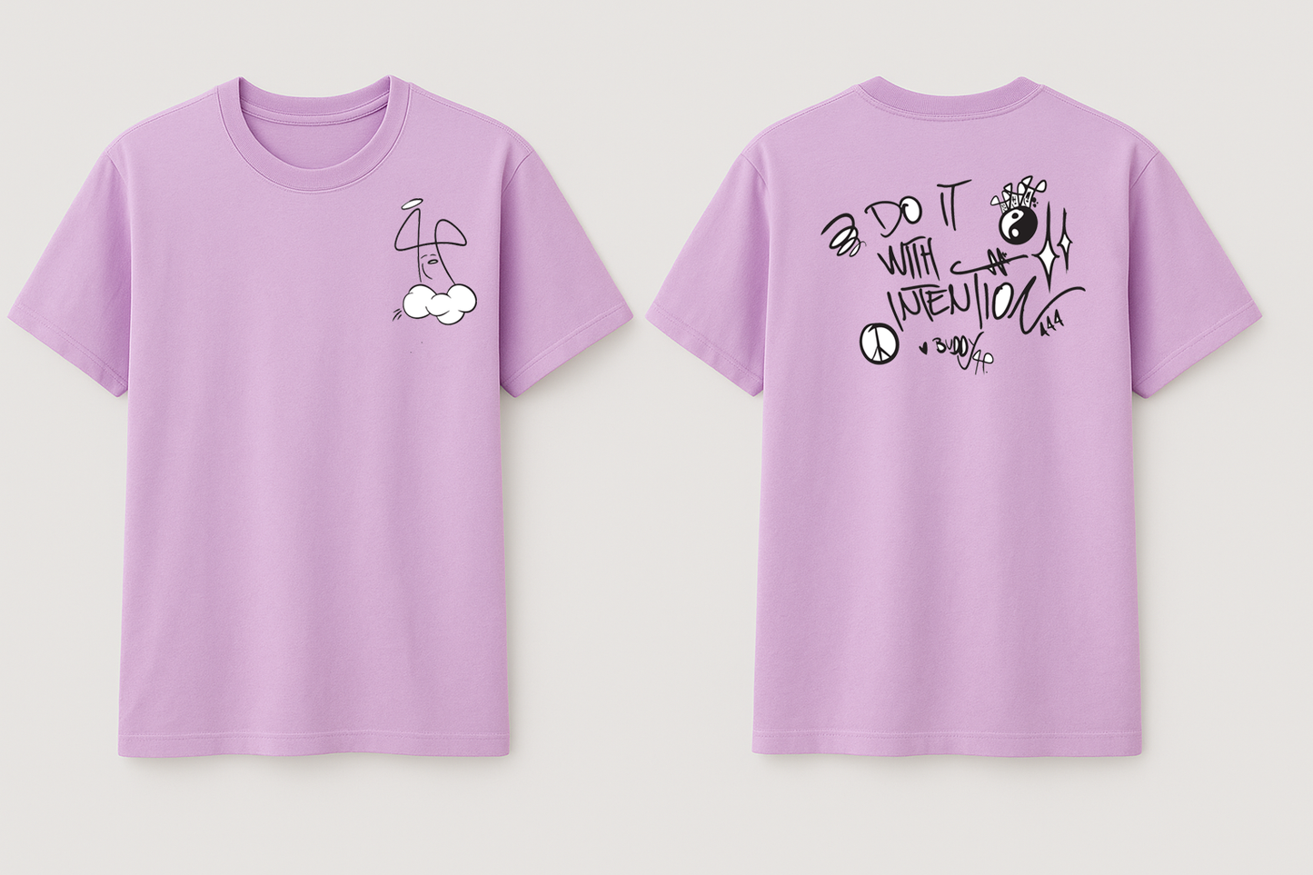 Do It With Intention Tee (Lilac)
