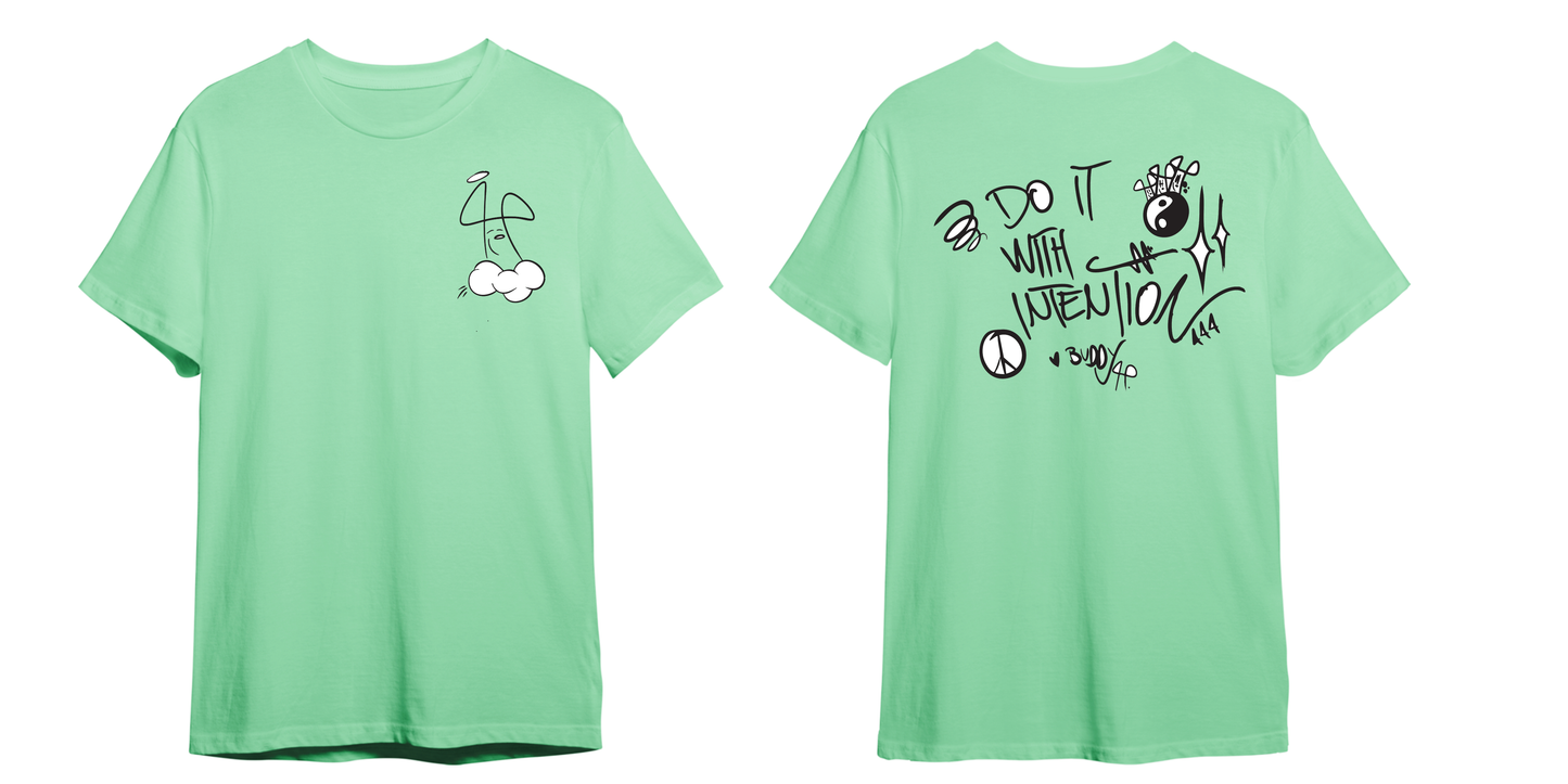 Do It With Intention Tee (Mint Green)