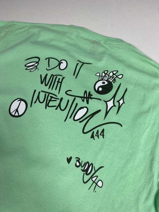 Do It With Intention Tee (Mint Green)