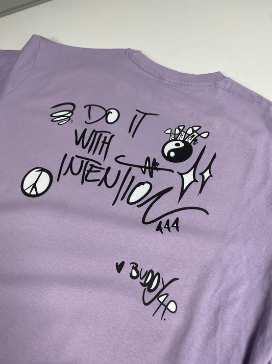 Do It With Intention Tee (Lilac)