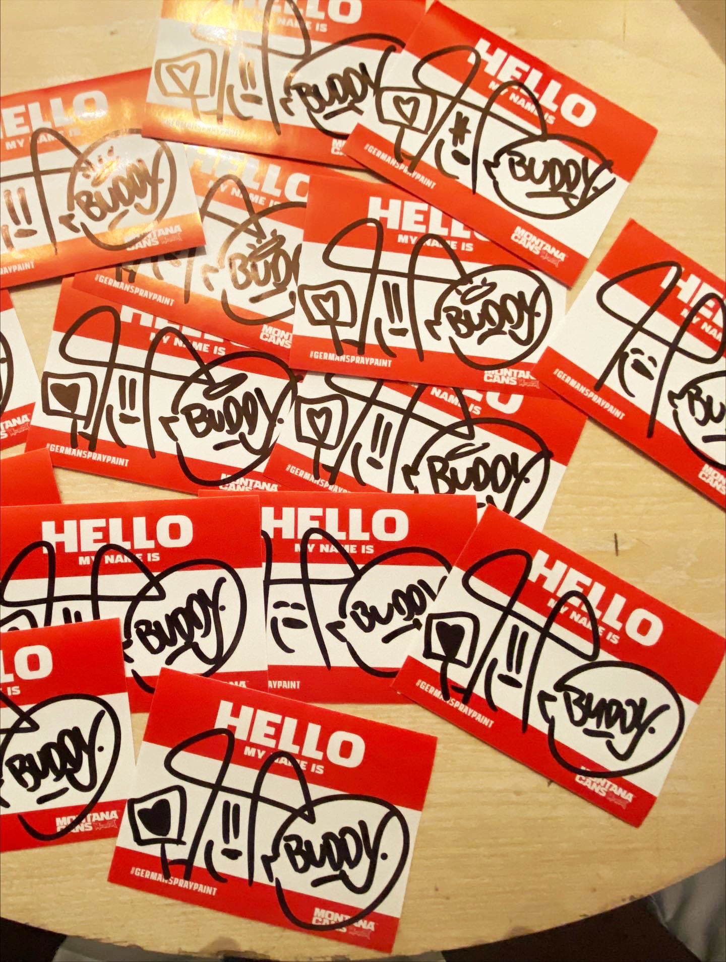 Hello My Name Is Buddy (Sticker)
